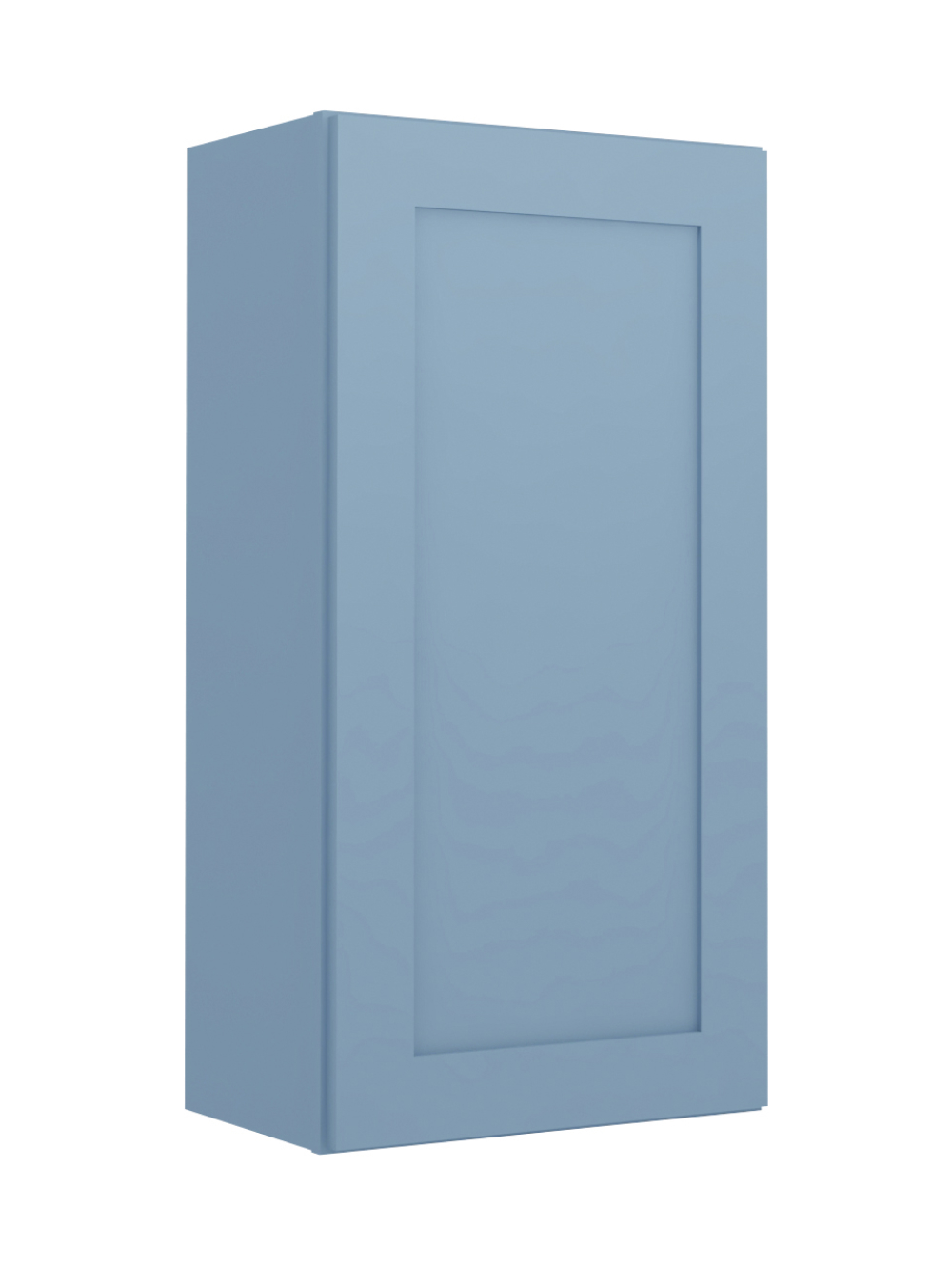 Xterra Blue Shaker W2136 Wall Cabinet Closed