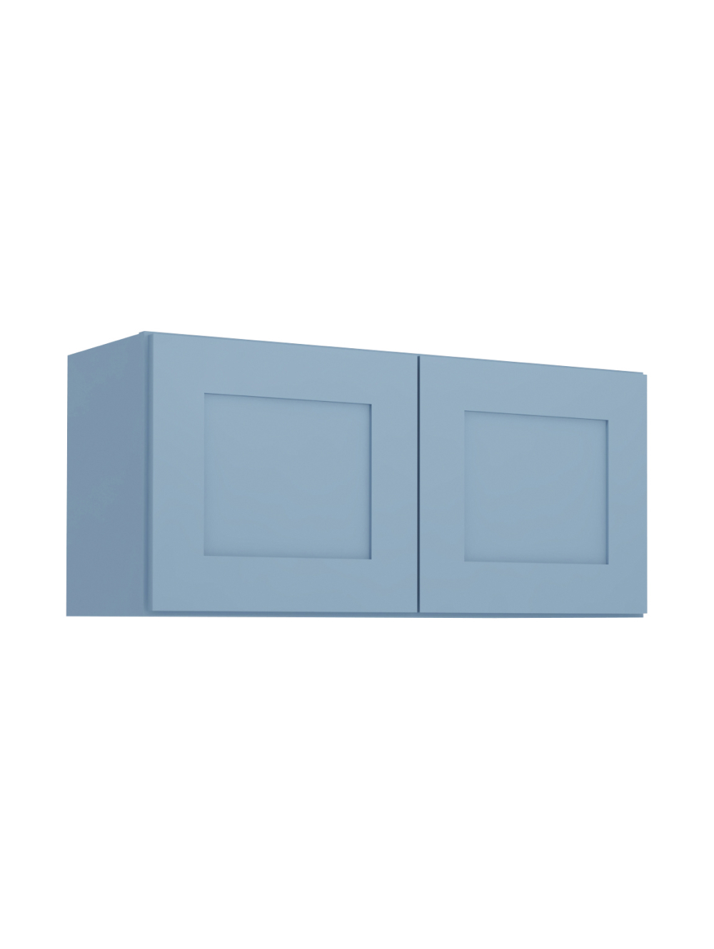 Xterra Blue Shaker W3315b Bridge Wall Cabinet Closed