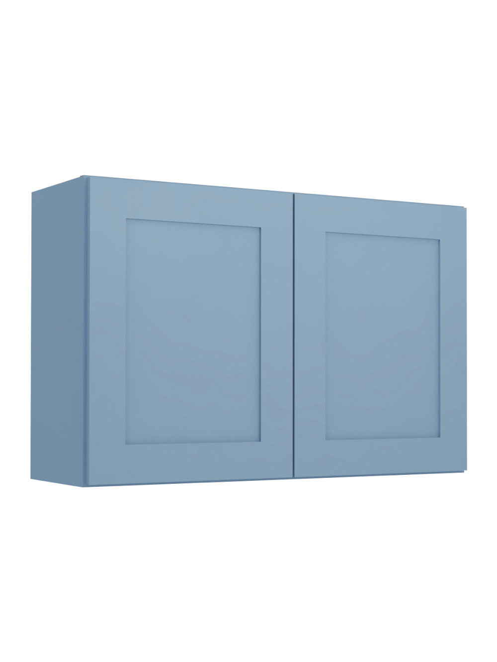 Xterra Blue Shaker W3624b Bridge Wall Cabinet Closed