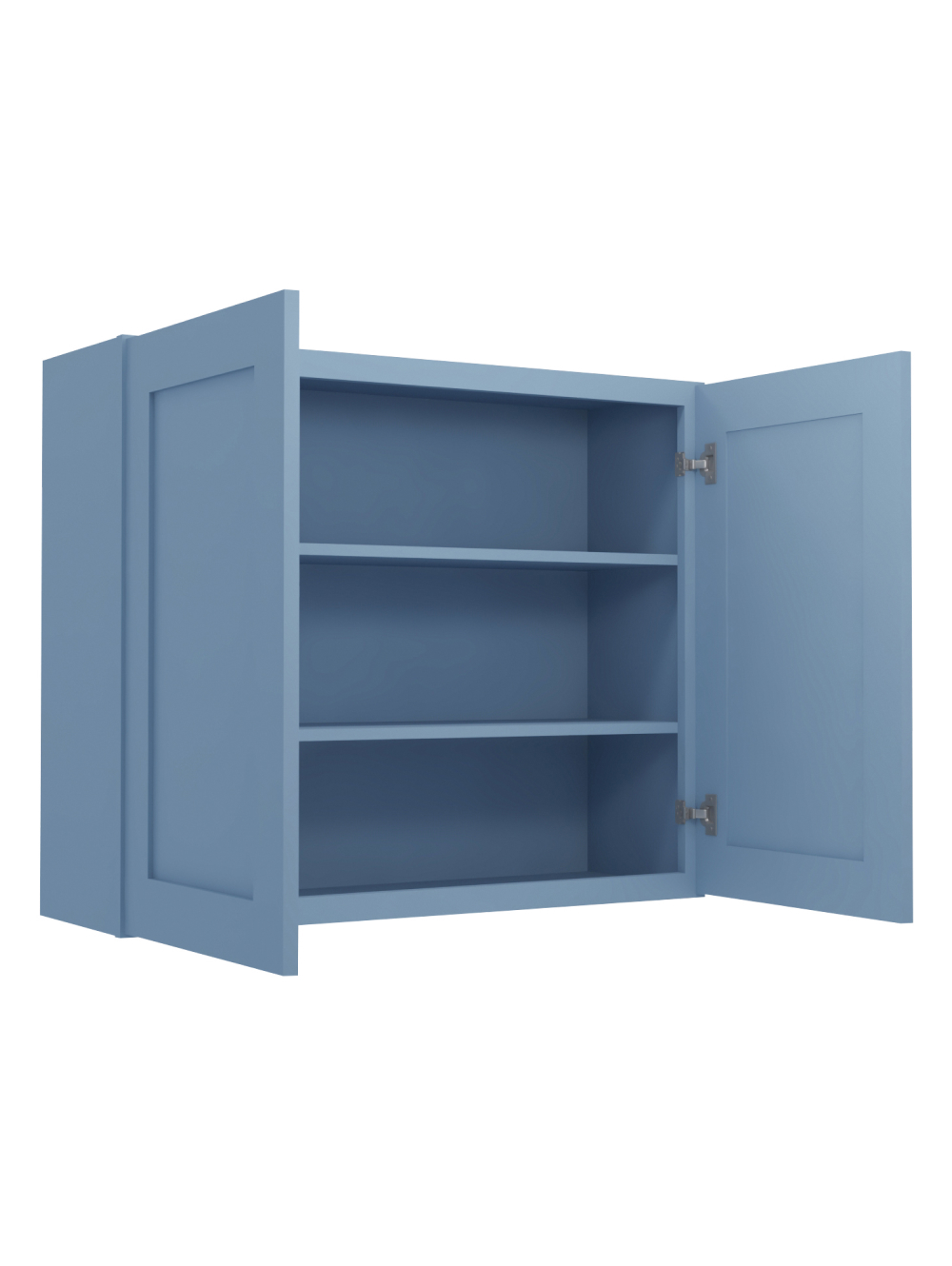 AX-W3630B: Xterra Blue Shaker 36″ Double Door Wall Cabinet