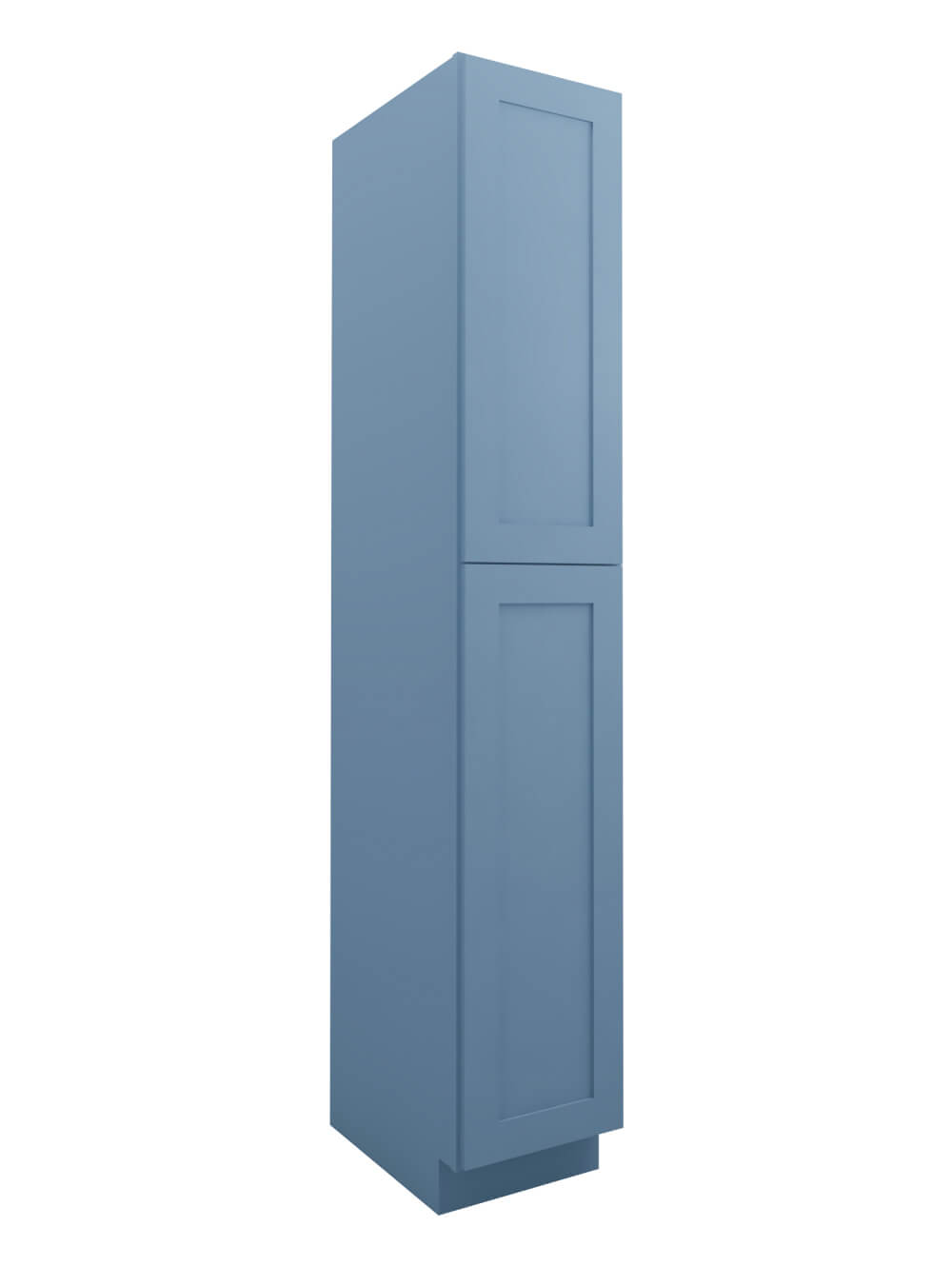 Xterra Blue Shaker Wp1590 Two Door Pantry Closed