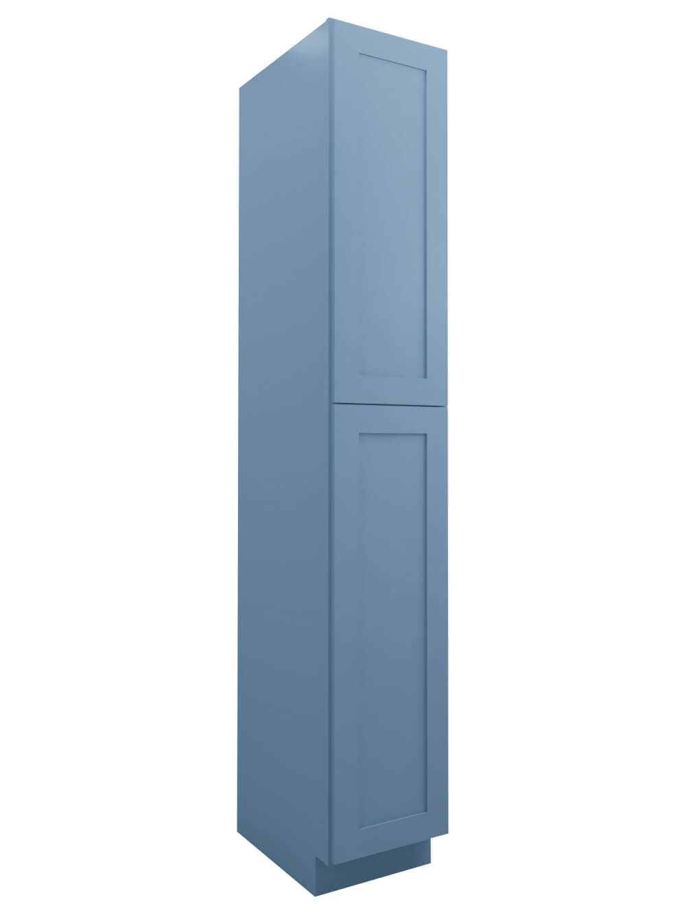 Xterra Blue Shaker Wp1596 Two Door Pantry Closed