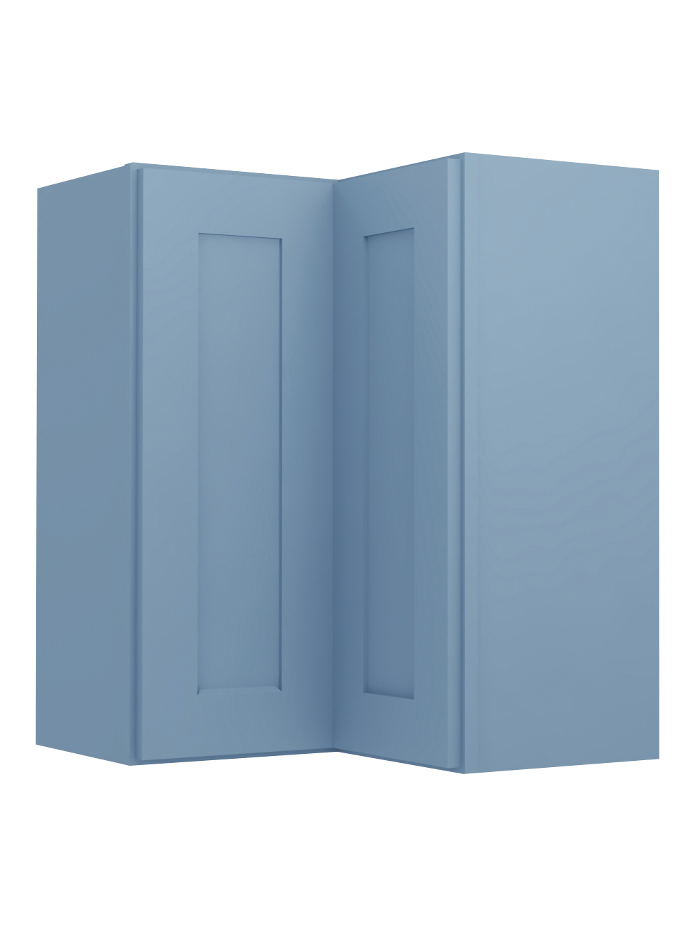 Xterra Blue Shaker Wsq2430 Corner Wall Cabinet Closed