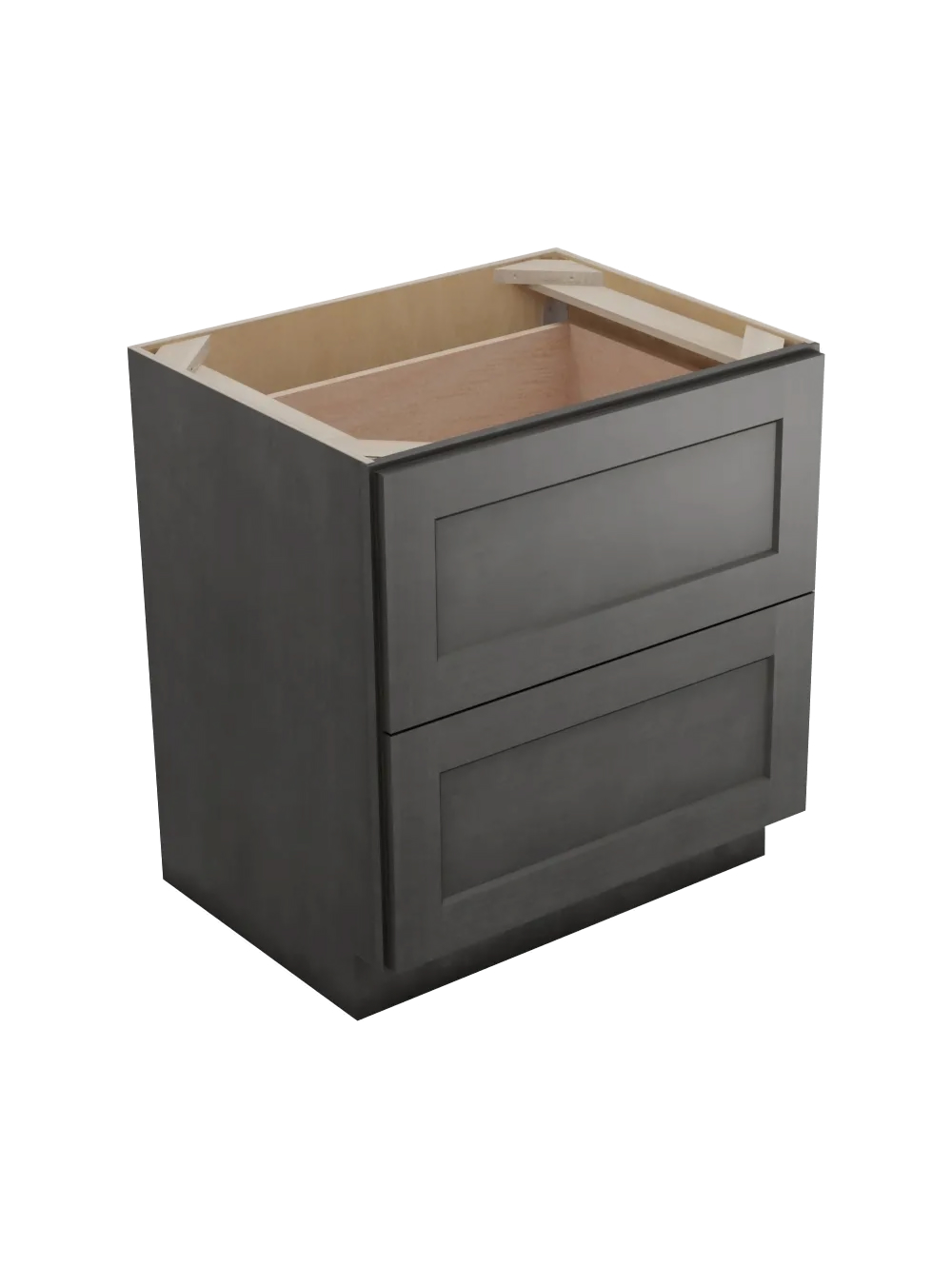 Shaker Cinder 2db30 Drawer Base Cabinet Closed
