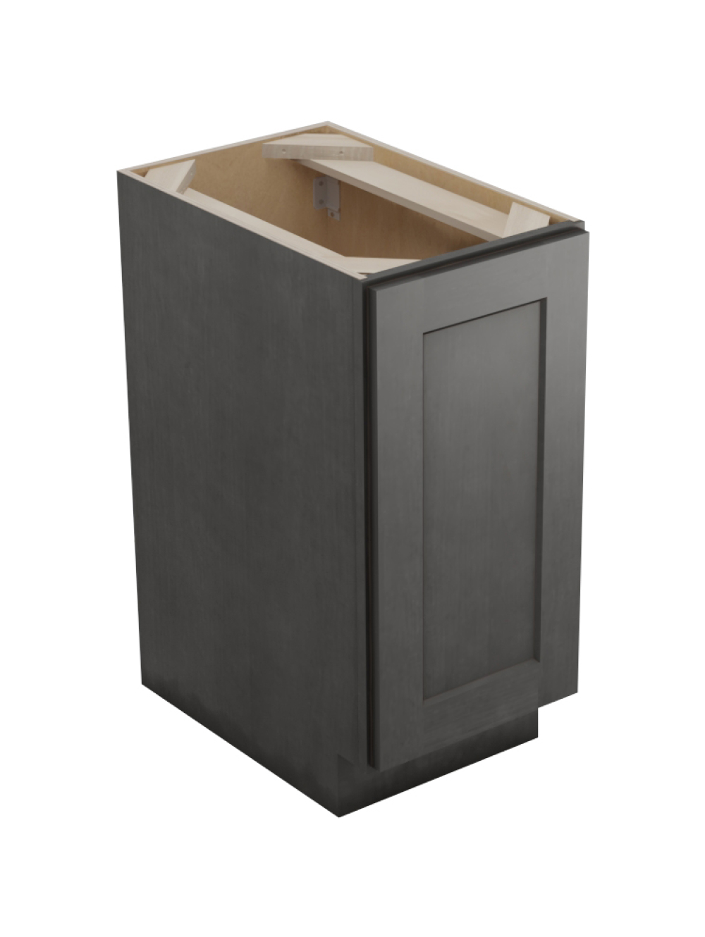 Shaker Cinder B15fh Single Door Base Closed