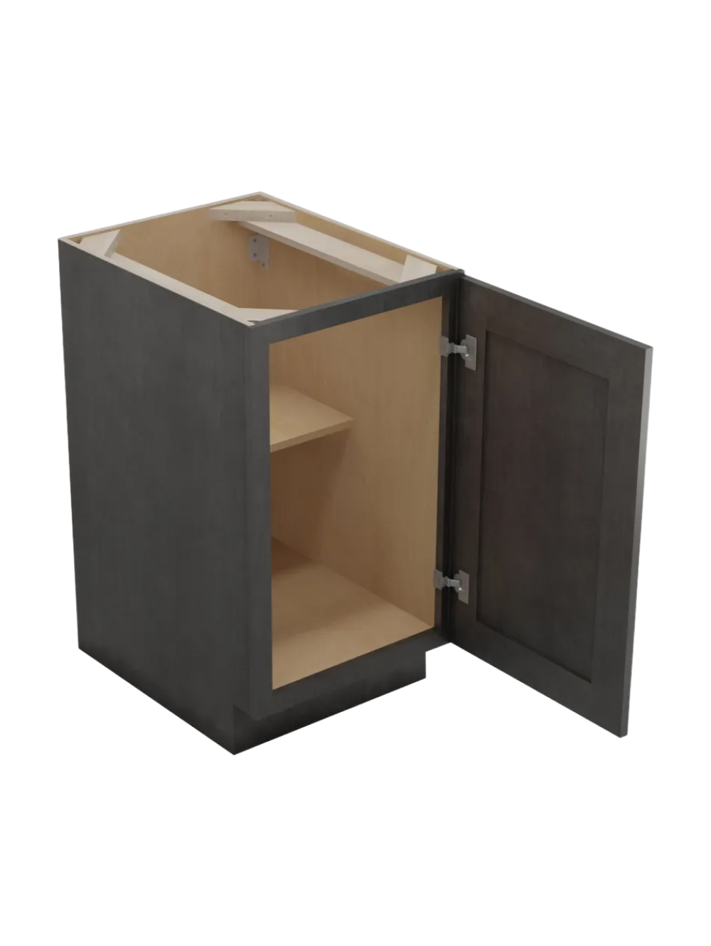 SCN-B18FH: Shaker Cinder 18″ Single Door Base Cabinet