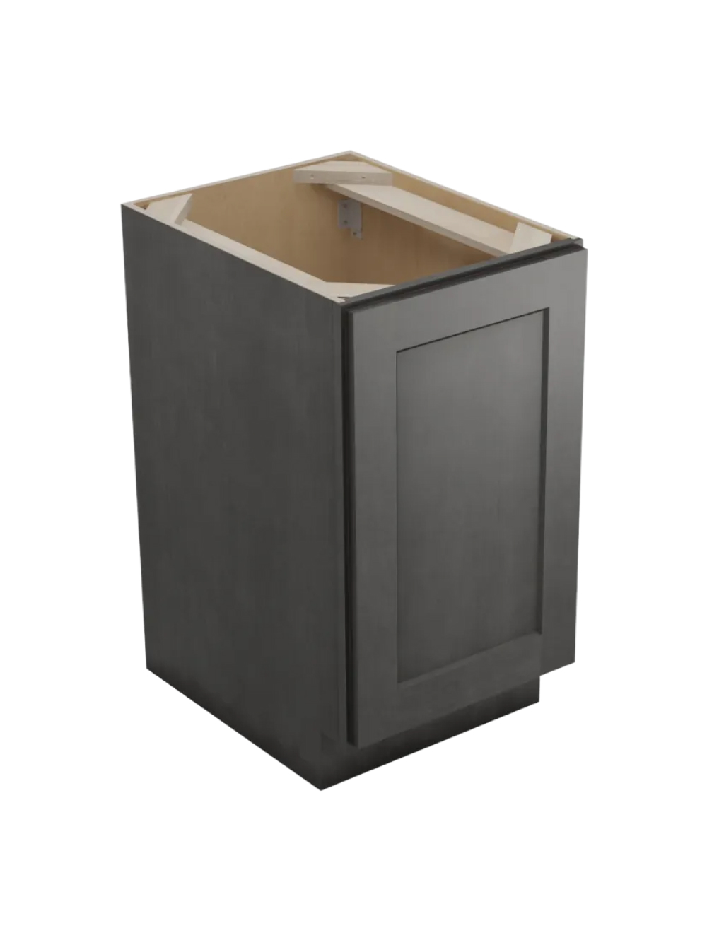 Shaker Cinder B18fhtcpo Base With Double Trash Can Closed
