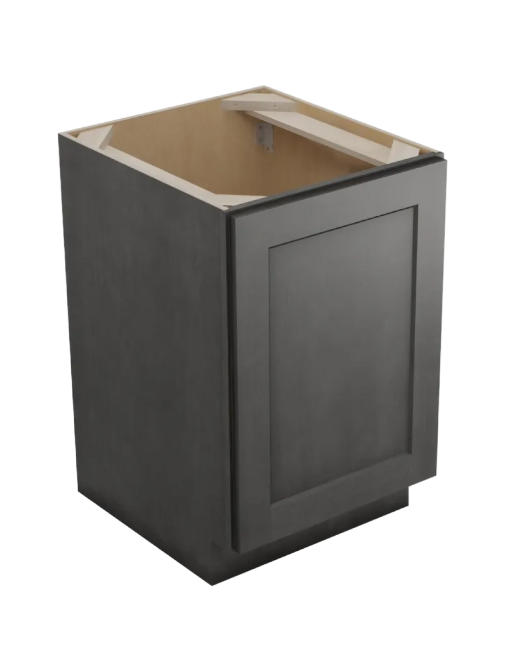 Shaker Cinder B21fh Single Door Base Closed