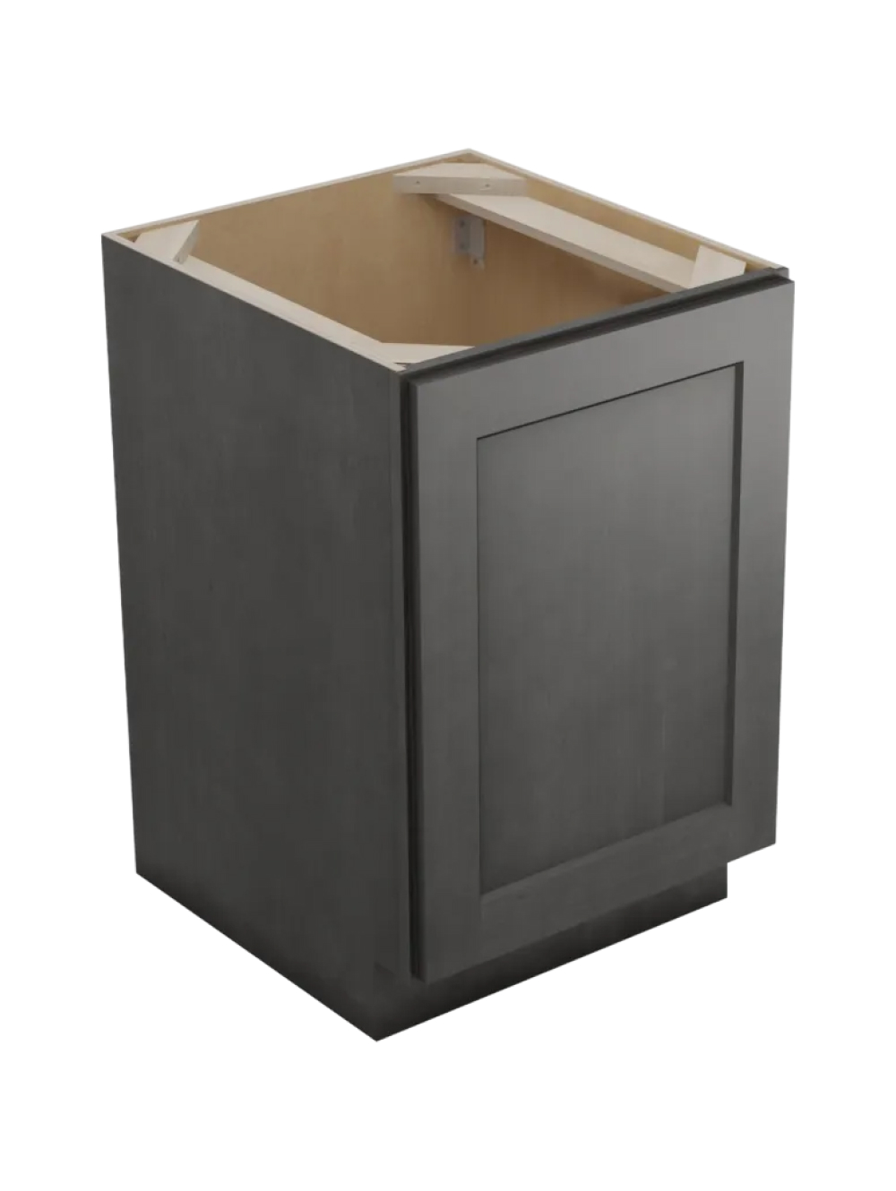Shaker Cinder B21fh1rs One Rollout Shelf Base Closed