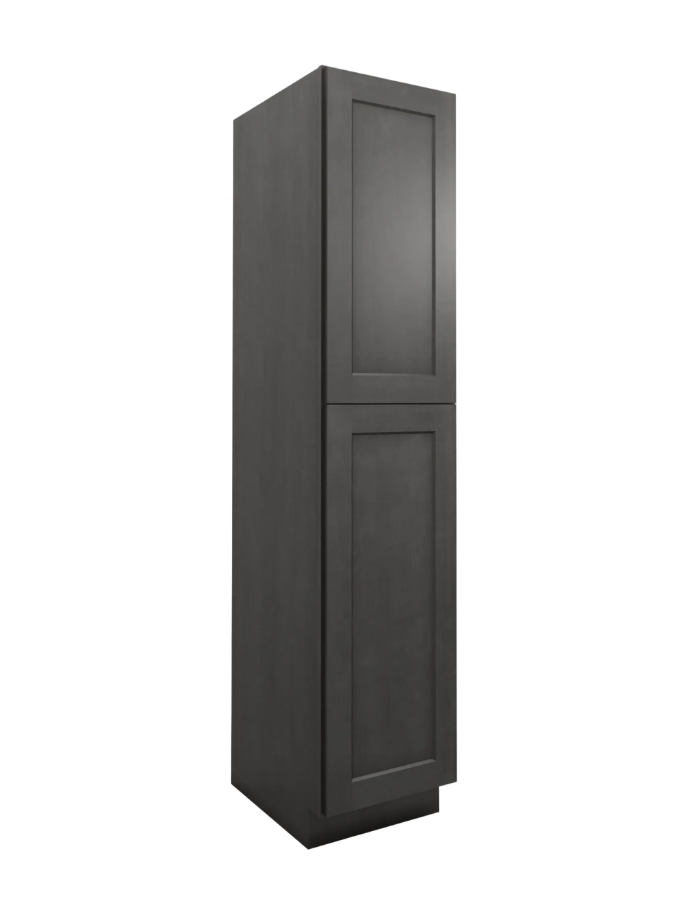 Shaker Cinder U1884244rs Four Rollout Shelf Cabinet Closed