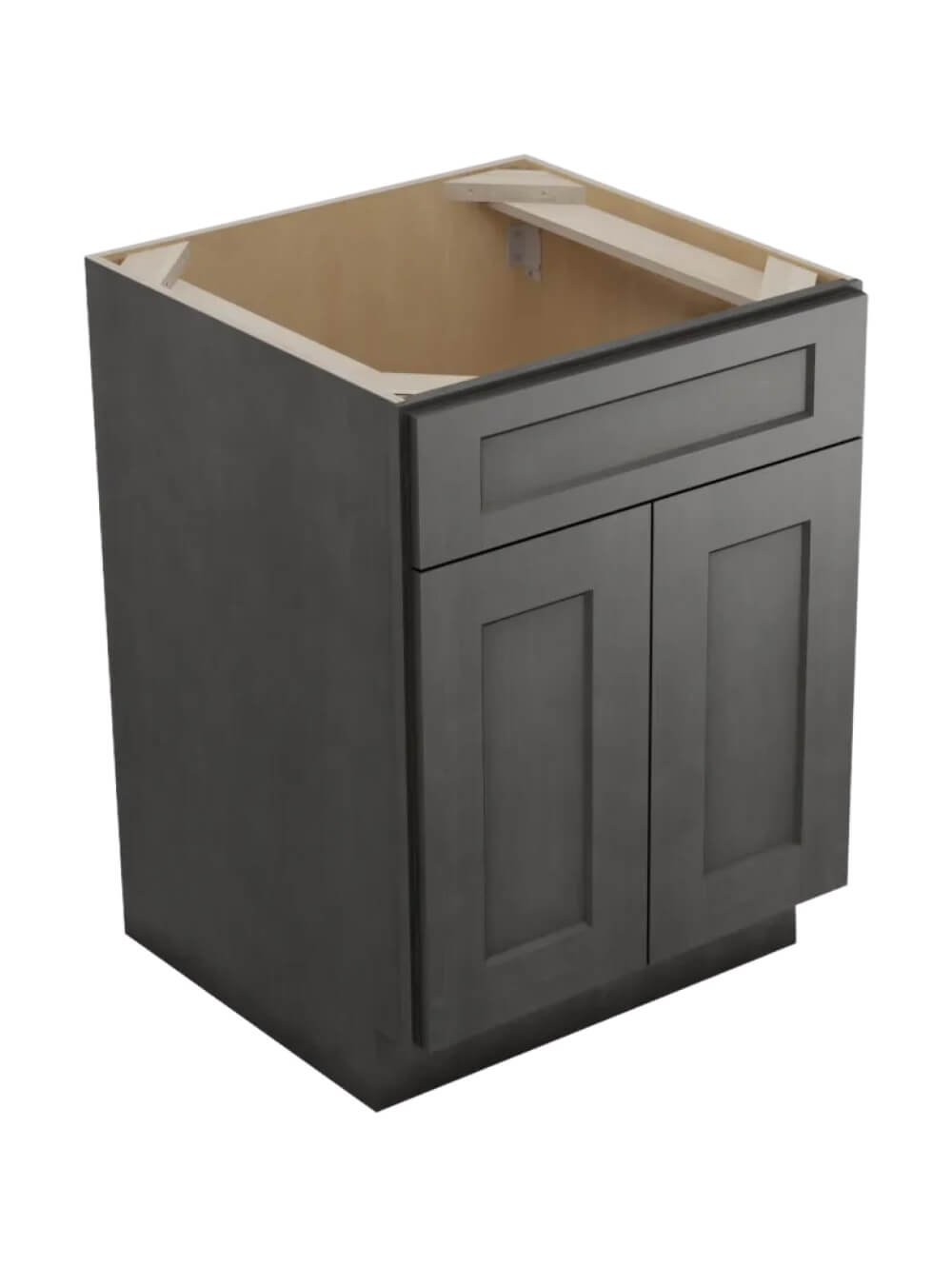 Shaker Cinder Vs24 Vanity Sink Base Closed