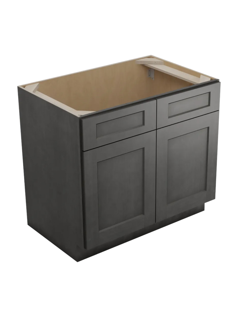 Shaker Cinder Vs36 Vanity Sink Base Closed