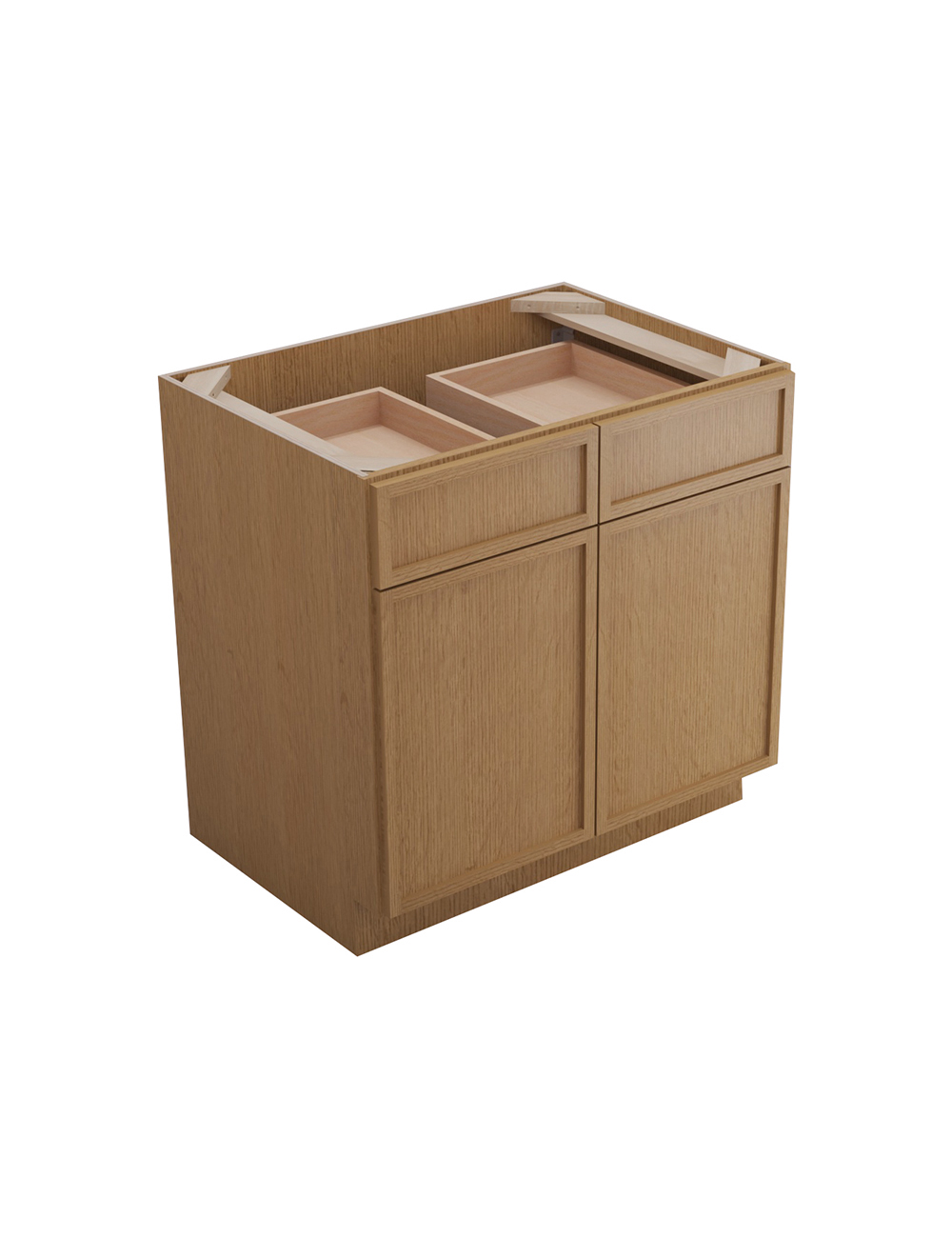 Petit Oak B33b Base Cabinet Closed