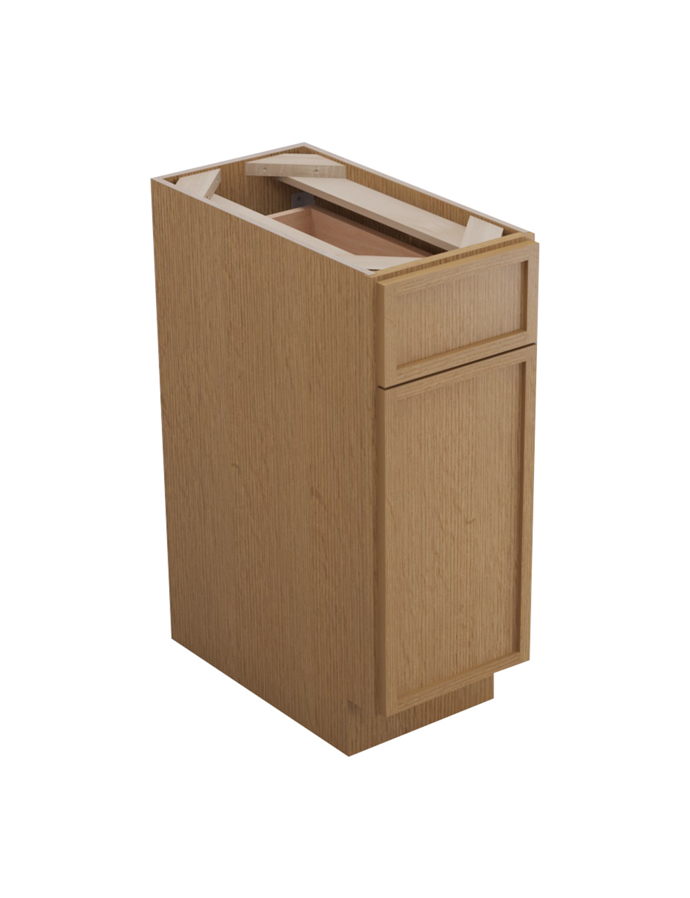 Petit Oak Shaker B12 Base Cabinet Closed