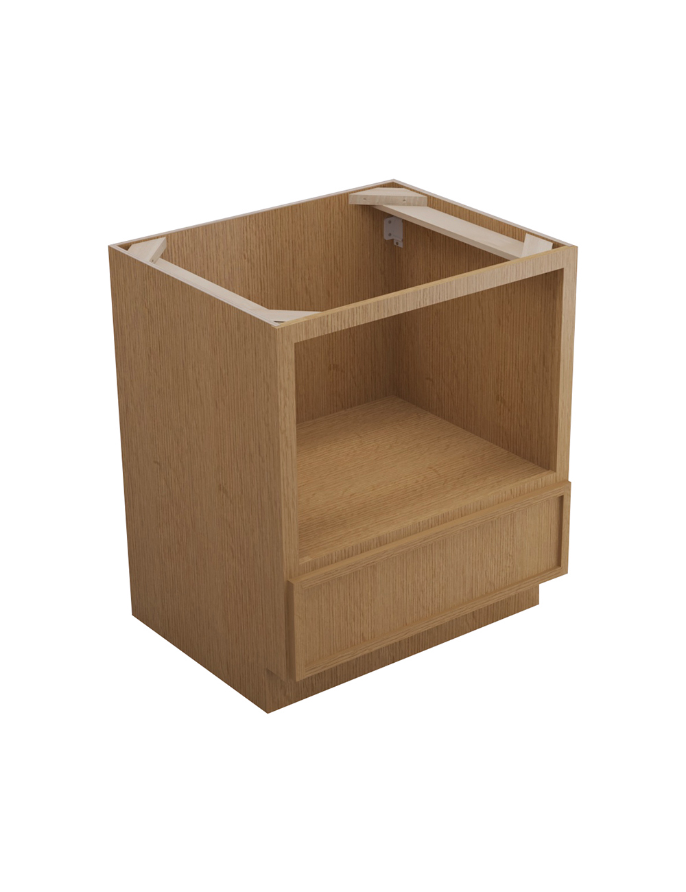 Petit Oak Shaker B30mw Microwave Base Closed