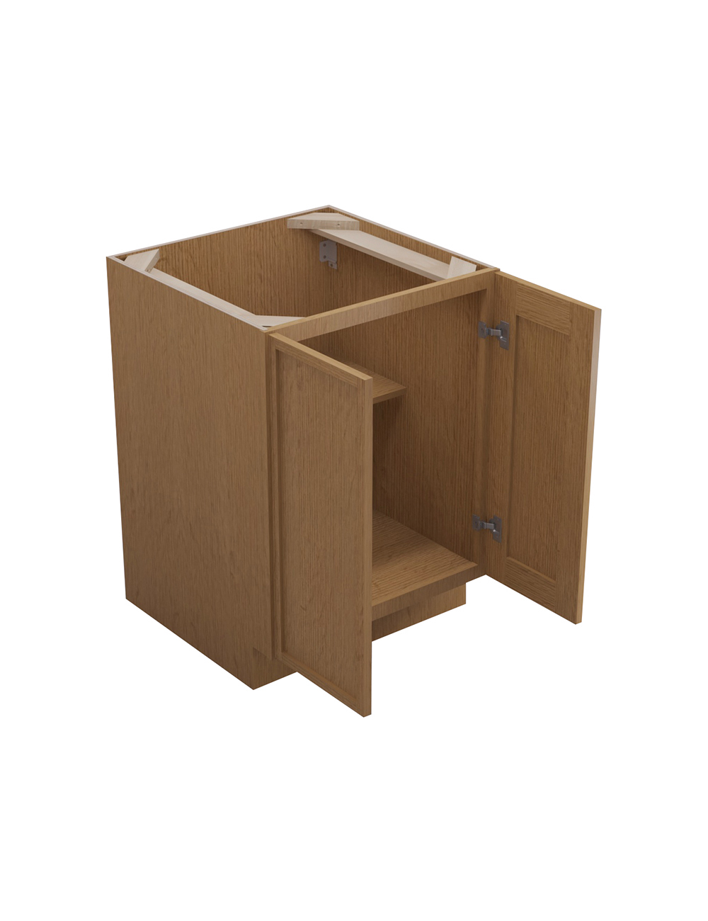PH-FB24: Petit Oak Shaker 24″ Full Height Base Cabinet