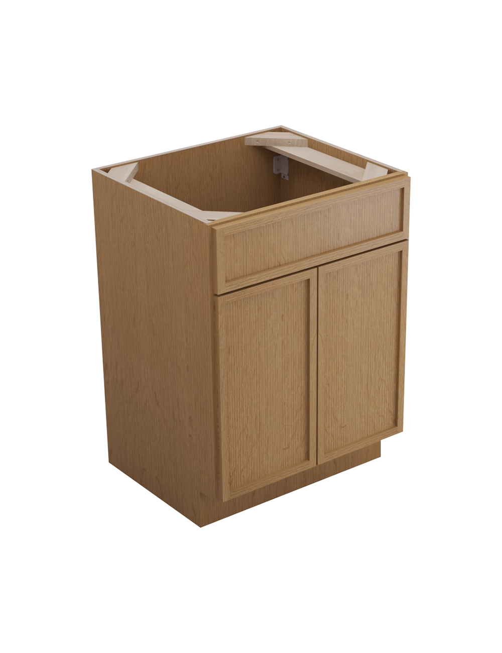 Petit Oak Shaker S2421b Sink Base Vanity Closed