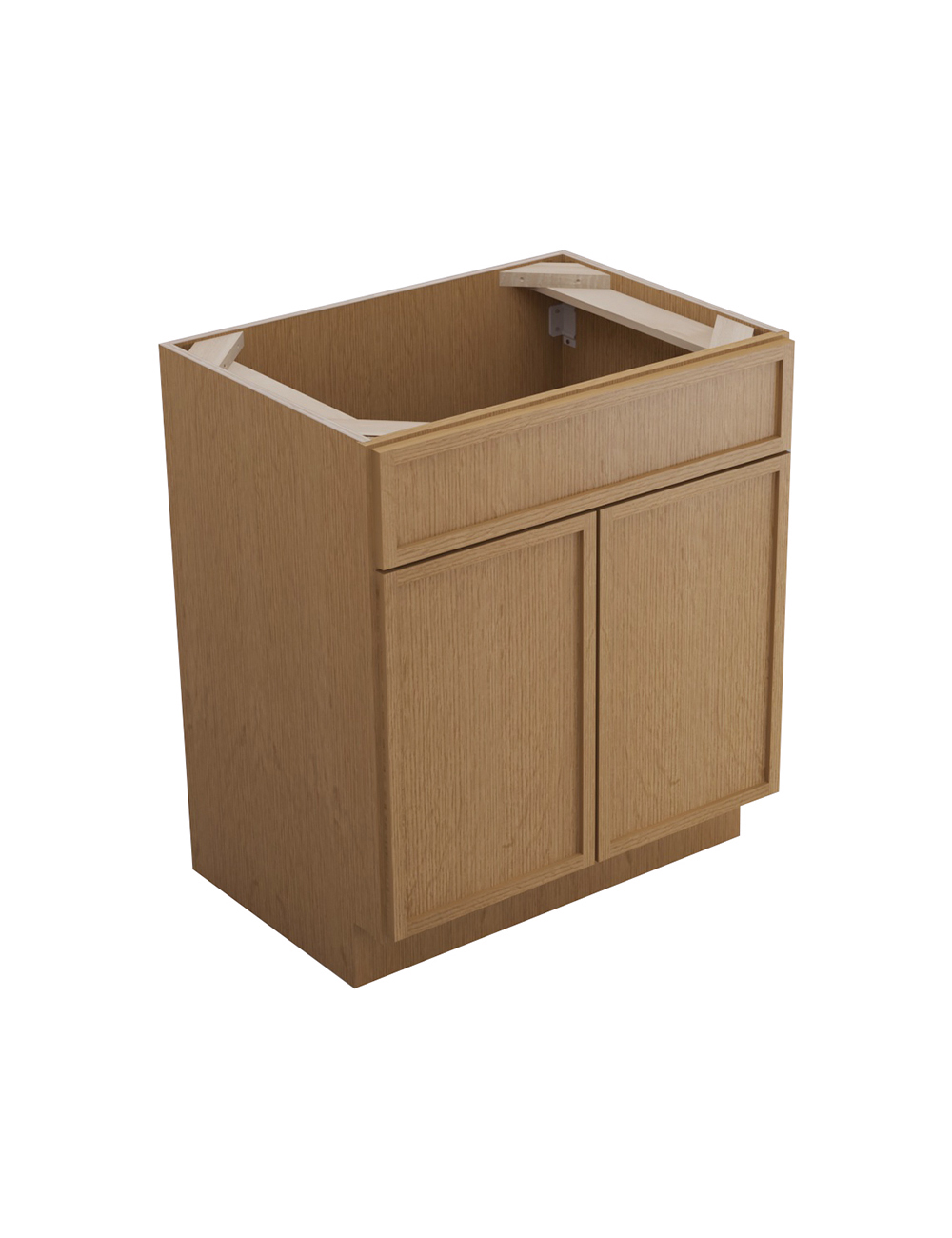 Petit Oak Shaker S3021b Sink Base Vanity Closed