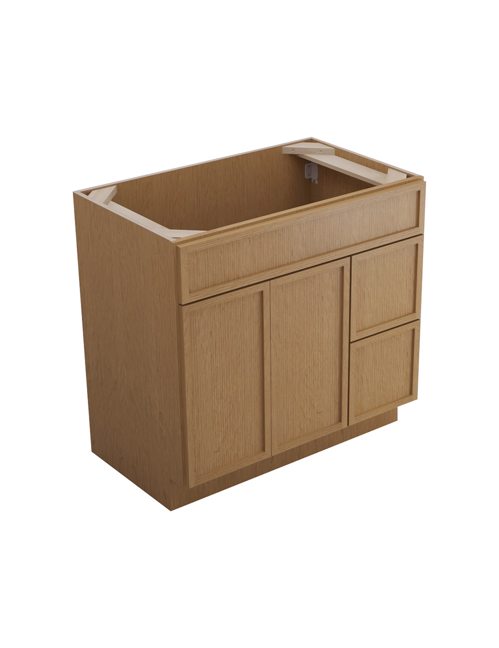 Petit Oak Shaker S3621bdr Drawer Vanity Closed