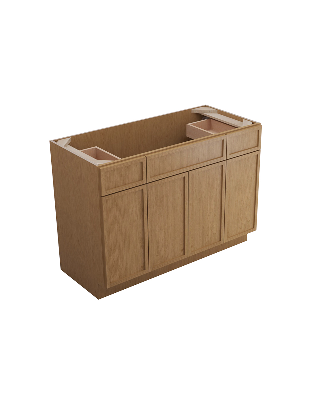 Petit Oak Shaker S4821b12d Drawer Vanity Closed