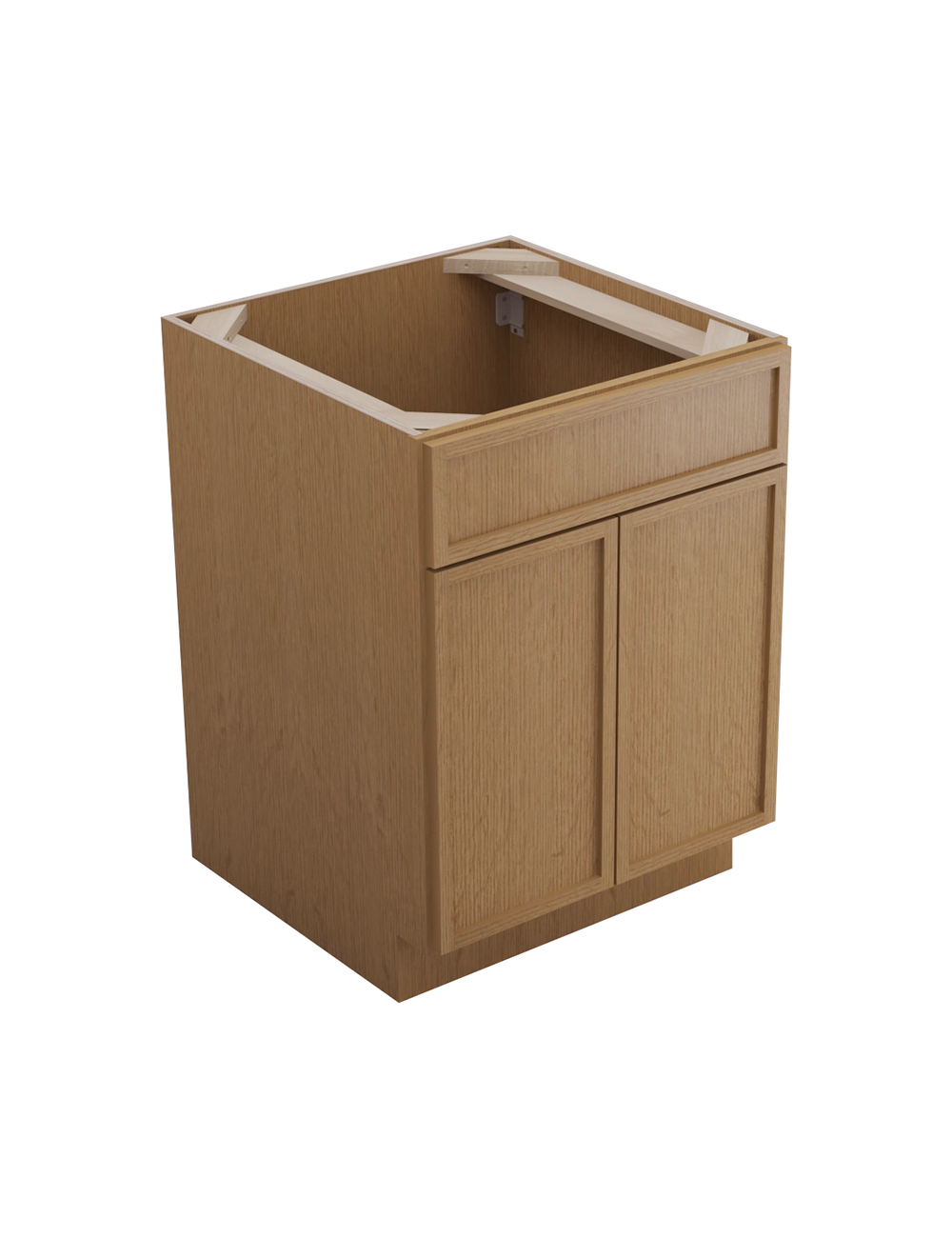 Petit Oak Shaker Sb24b Sink Base Cabinet Closed