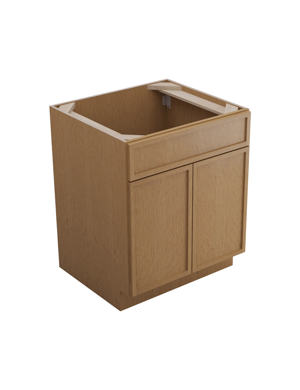 Petit Oak Shaker Sb27b Sink Base Cabinet Closed