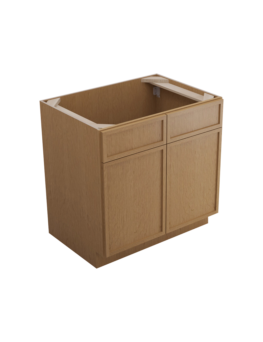 Petit Oak Shaker Sb33b Sink Base Cabinet Closed