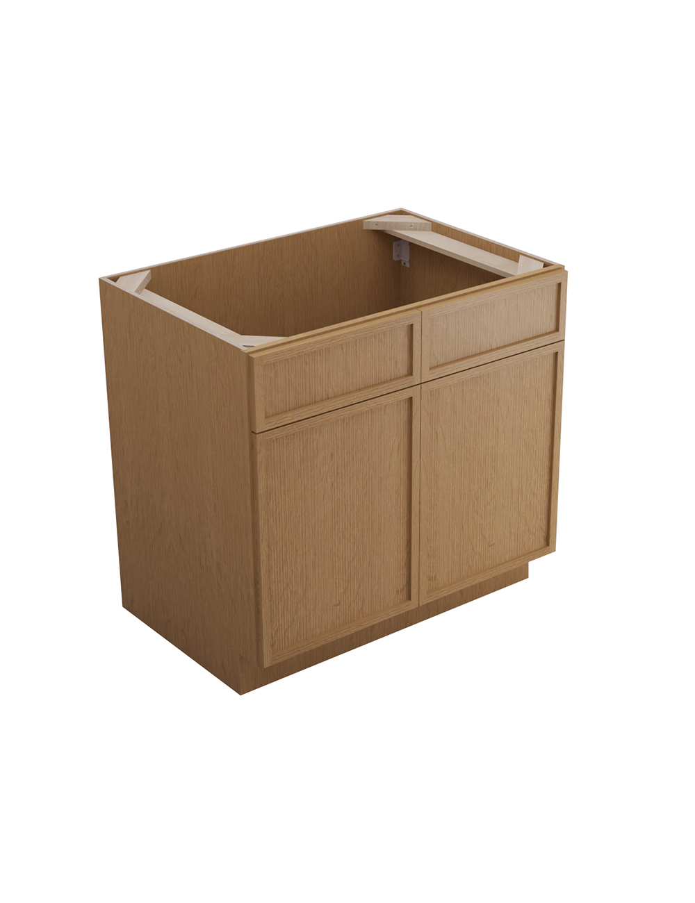 Petit Oak Shaker Sb36b Sink Base Cabinet Closed