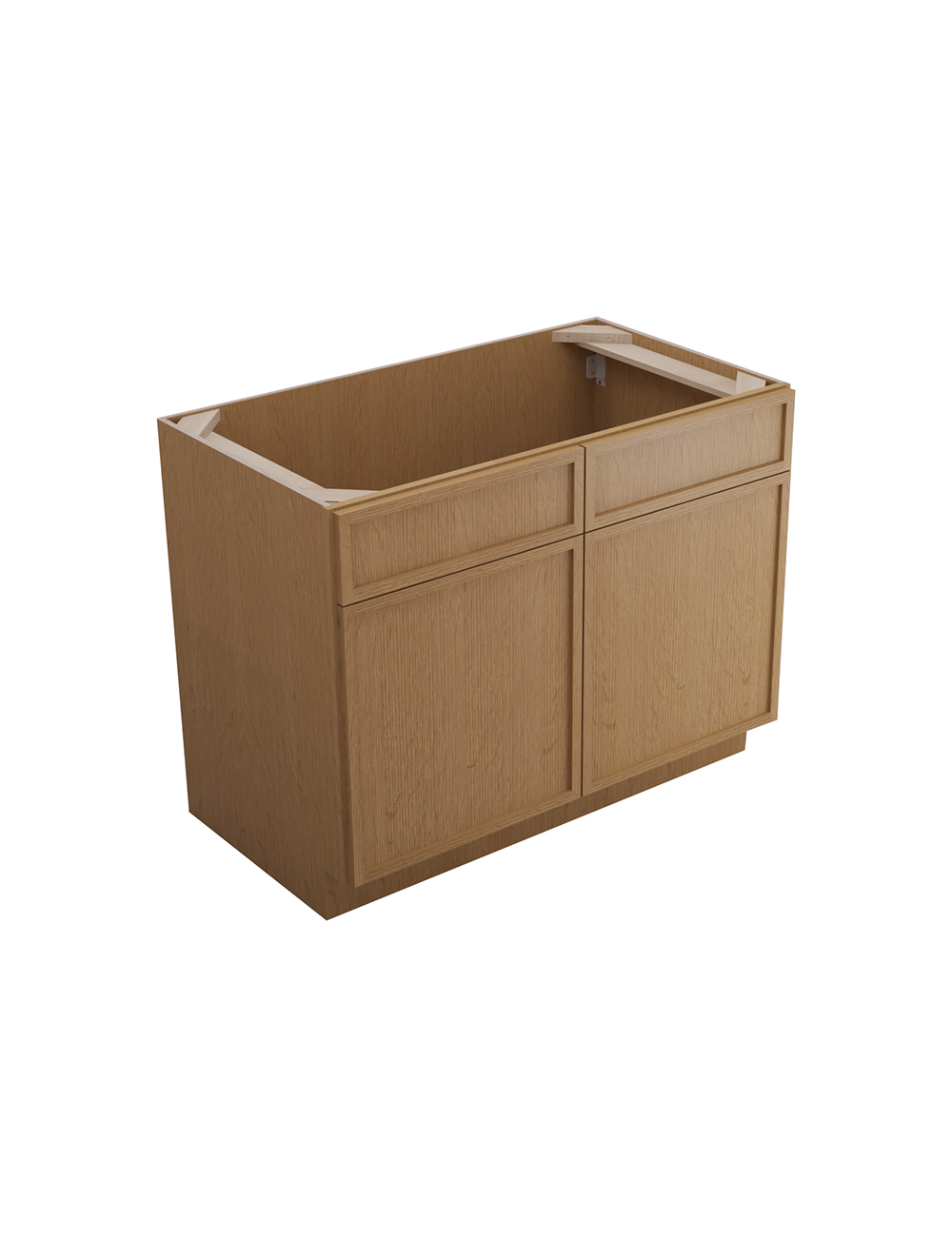 Petit Oak Shaker Sb42b Sink Base Cabinet Closed