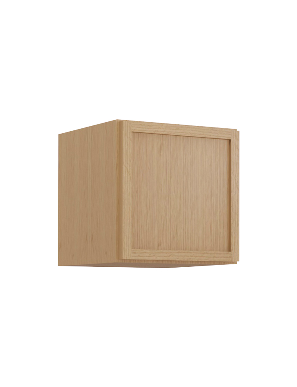 Petit Oak Shaker W1212 Wall Stacker Cabinet Closed
