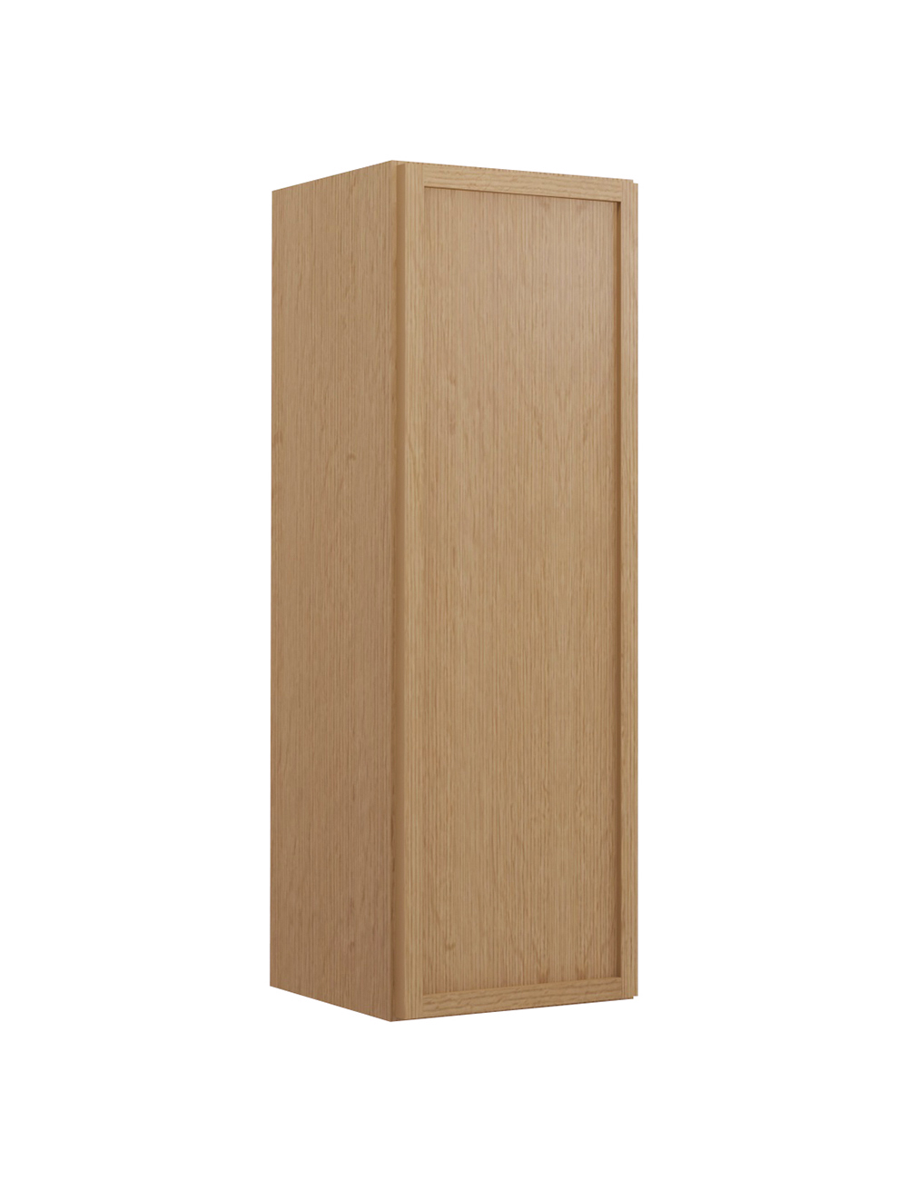 Petit Oak Shaker W1236 Wall Cabinet Closed