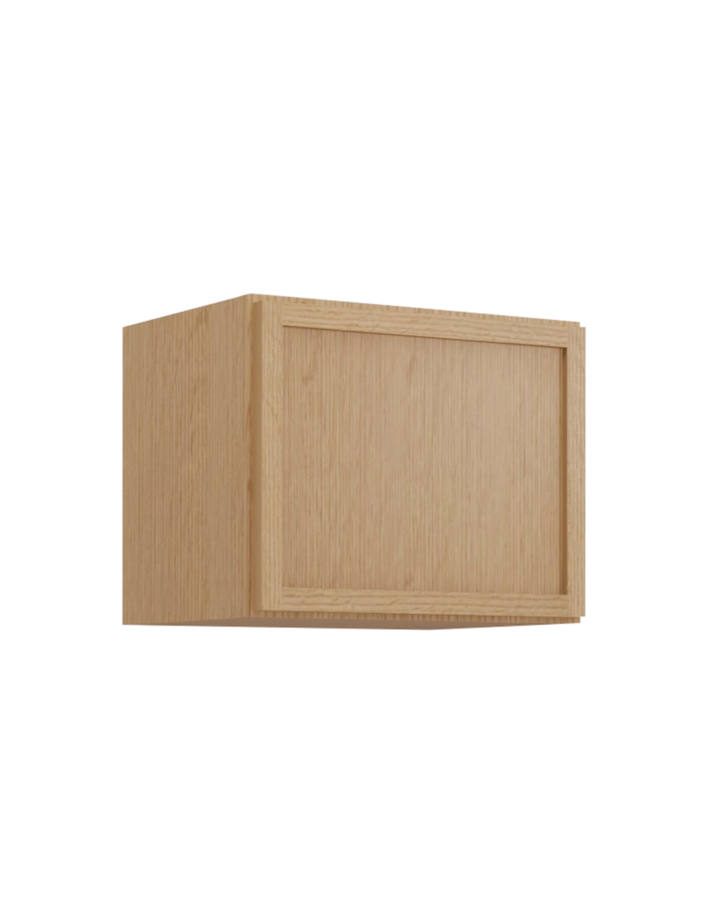 Petit Oak Shaker W1512 Wall Stacker Cabinet Closed