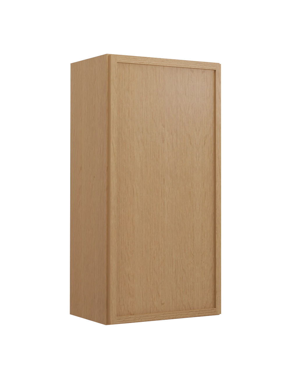 Petit Oak Shaker W1836 Wall Cabinet Closed