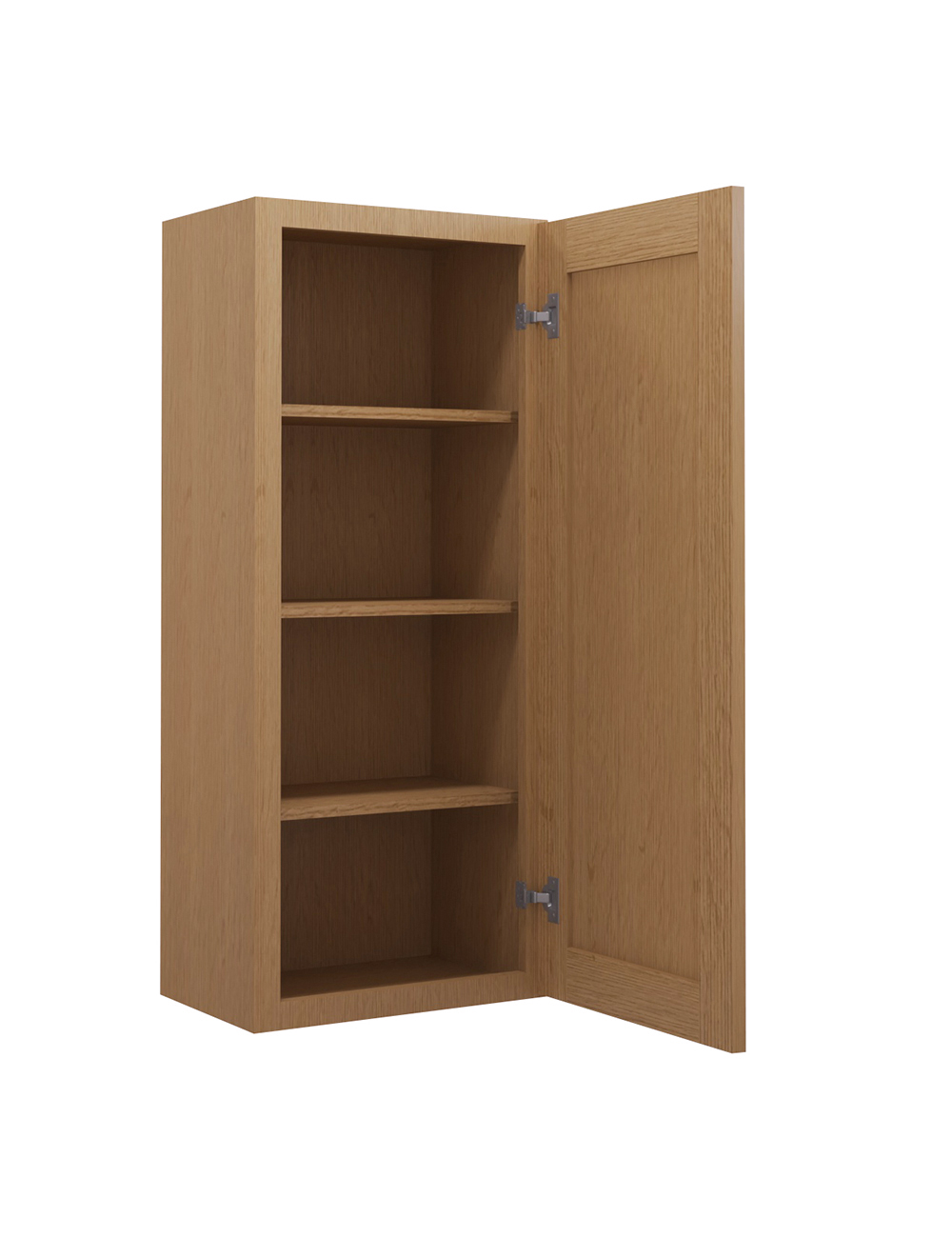 PH-W1842: Petit Oak Shaker 18″ Wall Cabinet