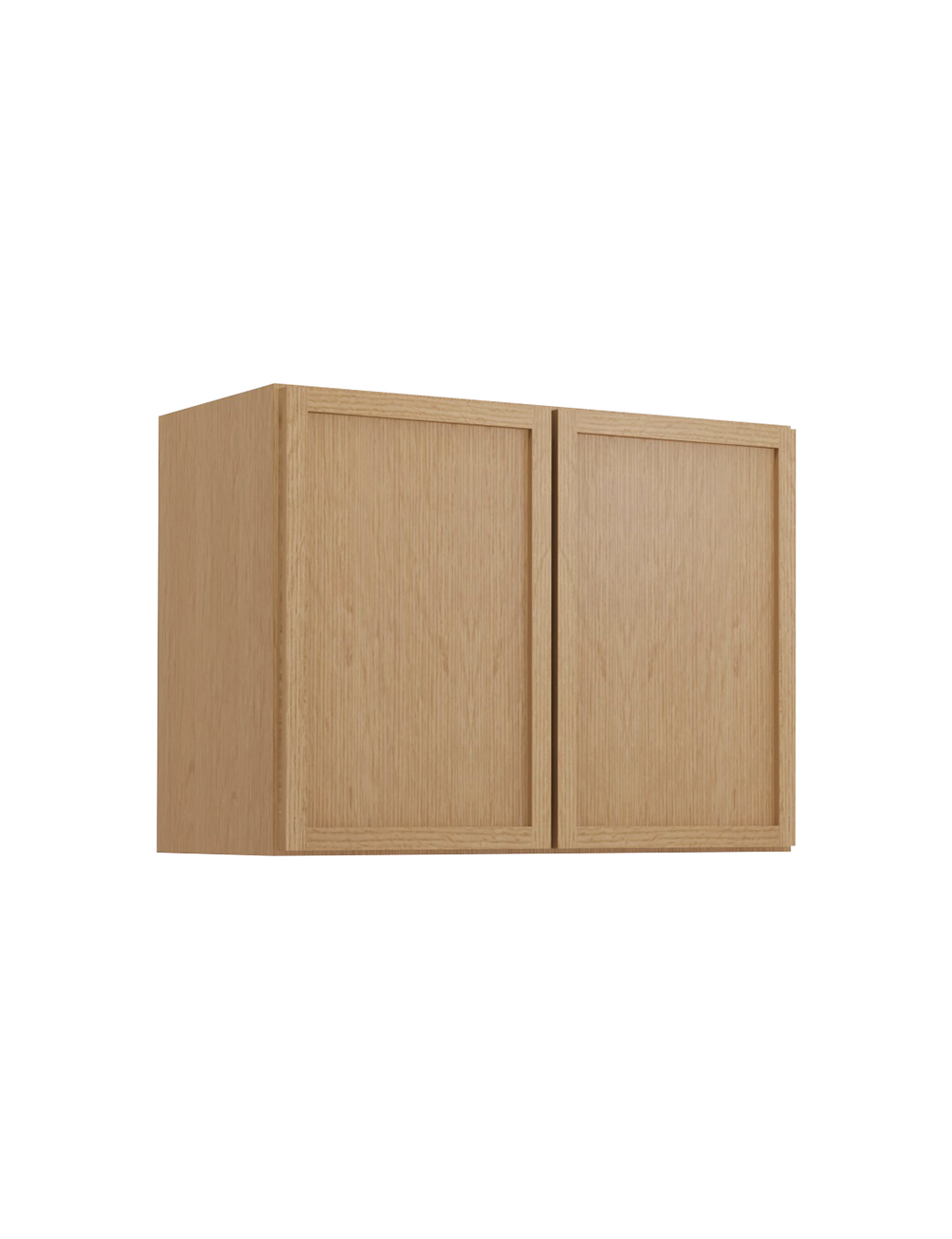 Petit Oak Shaker W2418b Bridge Cabinet Closed