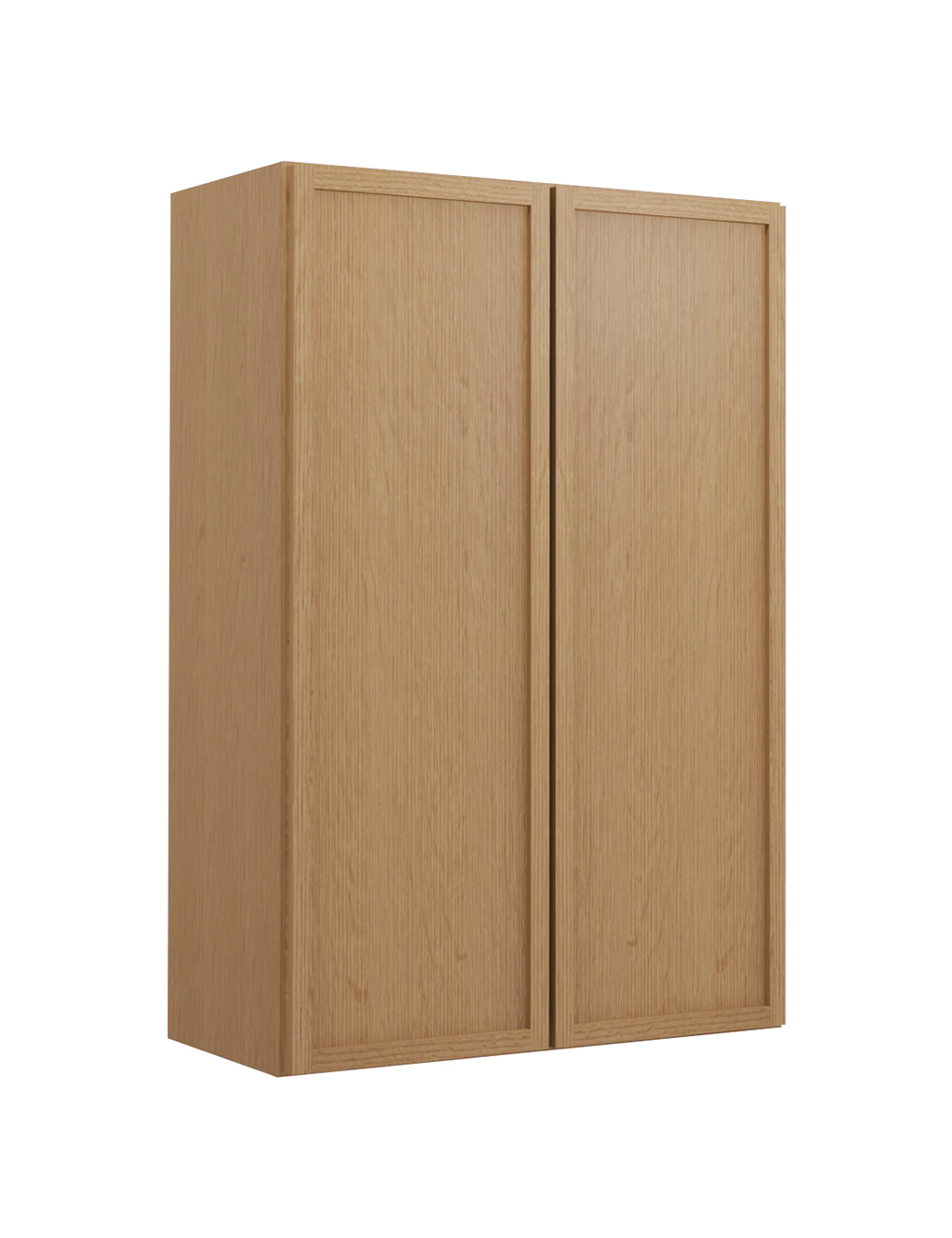Petit Oak Shaker W2436b Wall Cabinet Closed