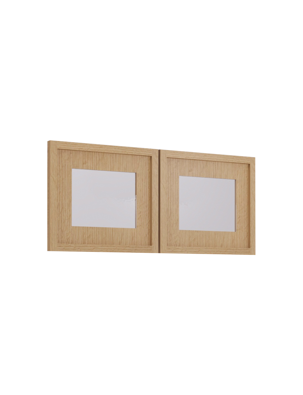 PH-W2712BGD: Petit Oak Shaker 24″ Glass Door