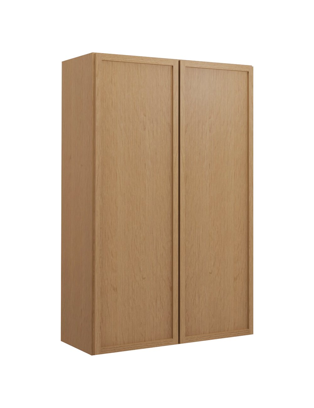 Petit Oak Shaker W2742b Wall Cabinet Closed