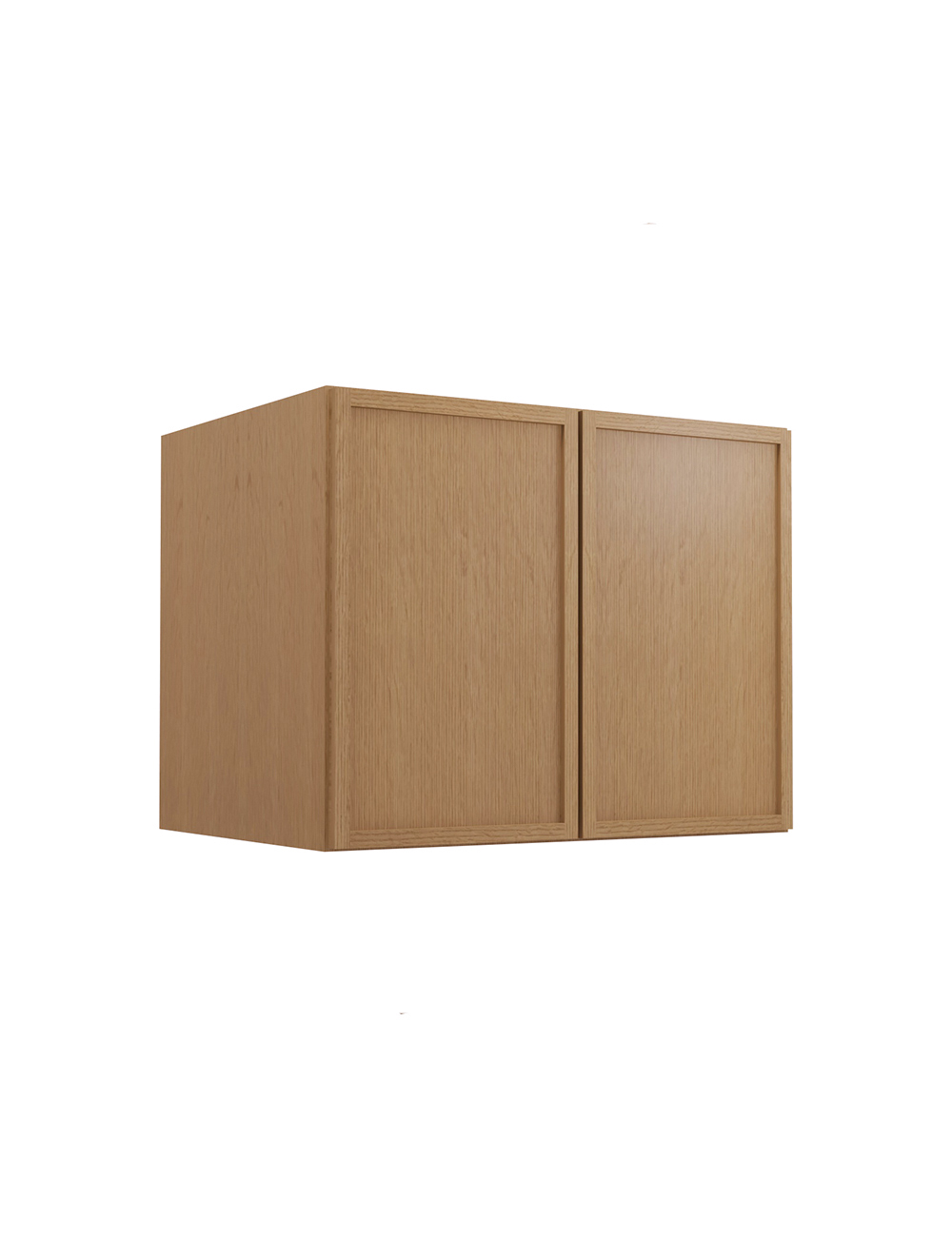 Petit Oak Shaker W302424b Refrigerator Wall Cabinet Closed