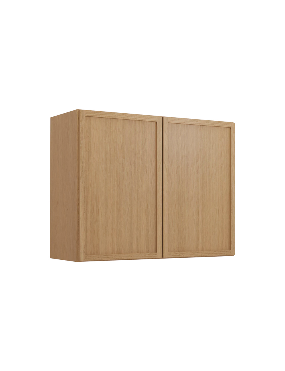 Petit Oak Shaker W3024b Bridge Wall Cabinet Closed