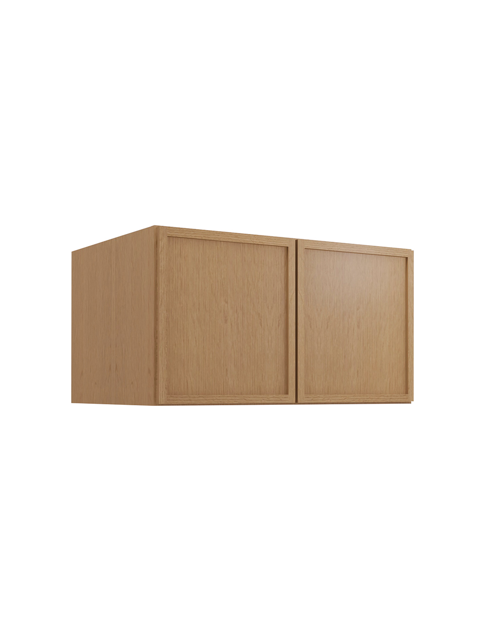 Petit Oak Shaker W331824b Refrigerator Wall Cabinet Closed