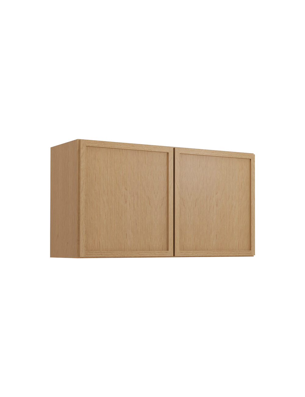 Petit Oak Shaker W3318b Bridge Wall Cabinet Closed