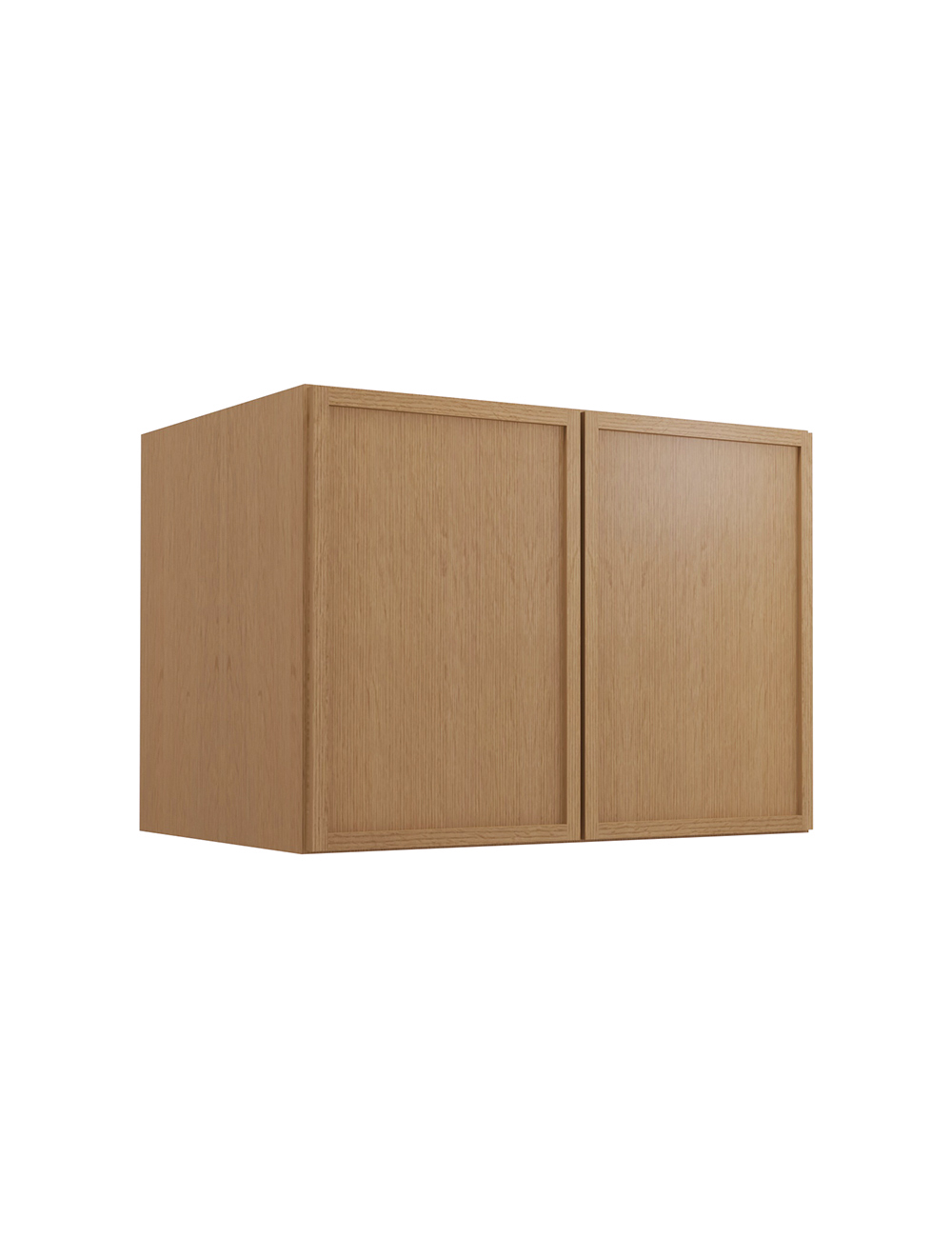 Petit Oak Shaker W332424b Refrigerator Wall Cabinet Closed