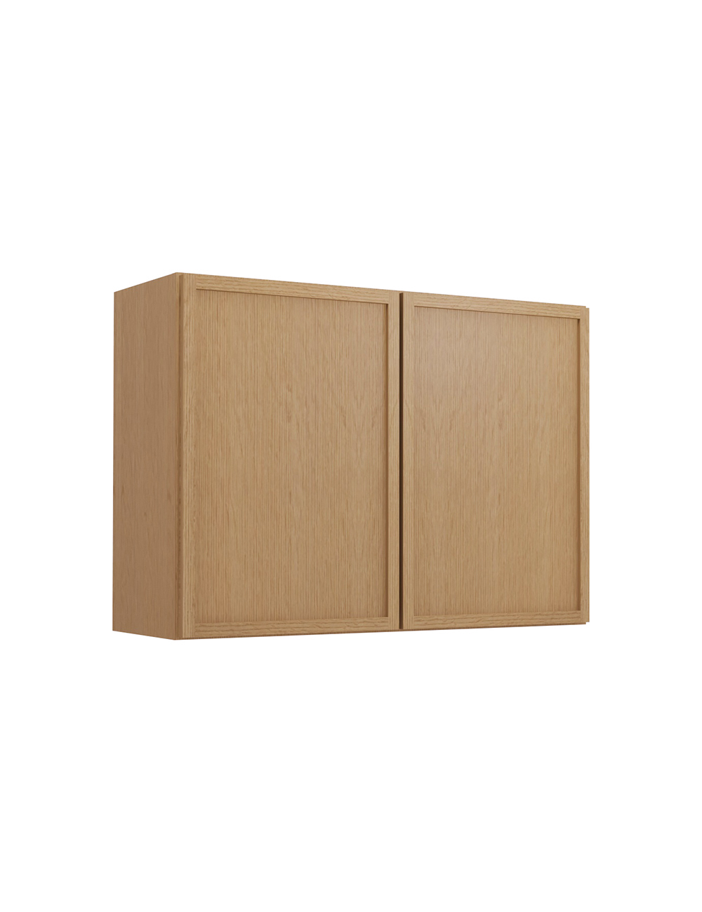 Petit Oak Shaker W3324b Bridge Wall Cabinet Closed