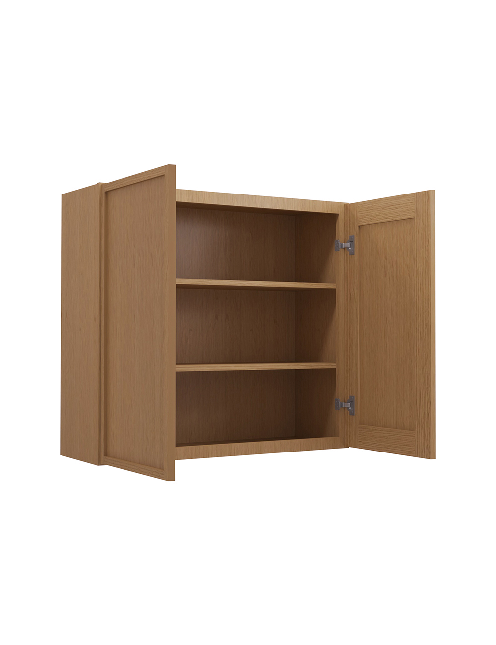 PH-W3330B: Petit Oak Shaker 33″ Double Door Wall Cabinet