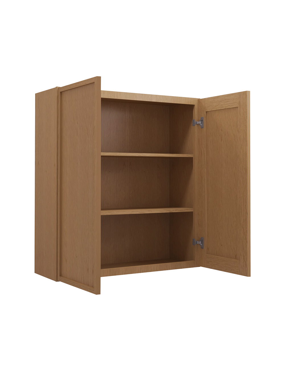PH-W3336B: Petit Oak Shaker 33″ Double Door Wall Cabinet