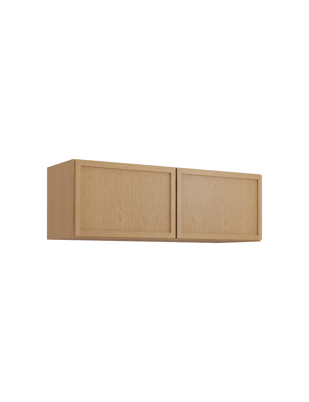 Petit Oak Shaker W3612b Bridge Wall Cabinet Closed