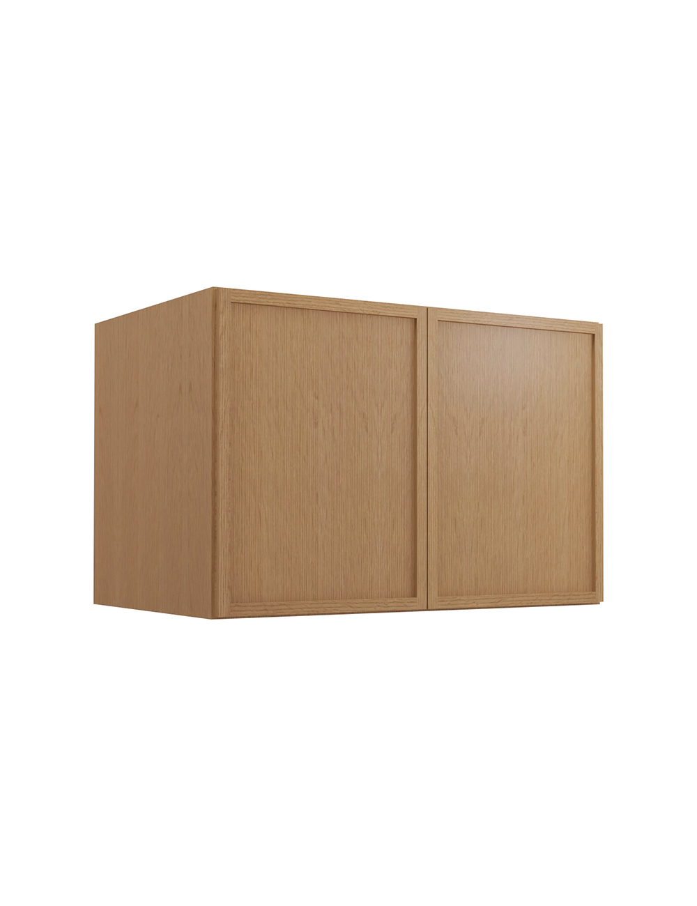 Petit Oak Shaker W362424b Refrigerator Wall Cabinet Closed