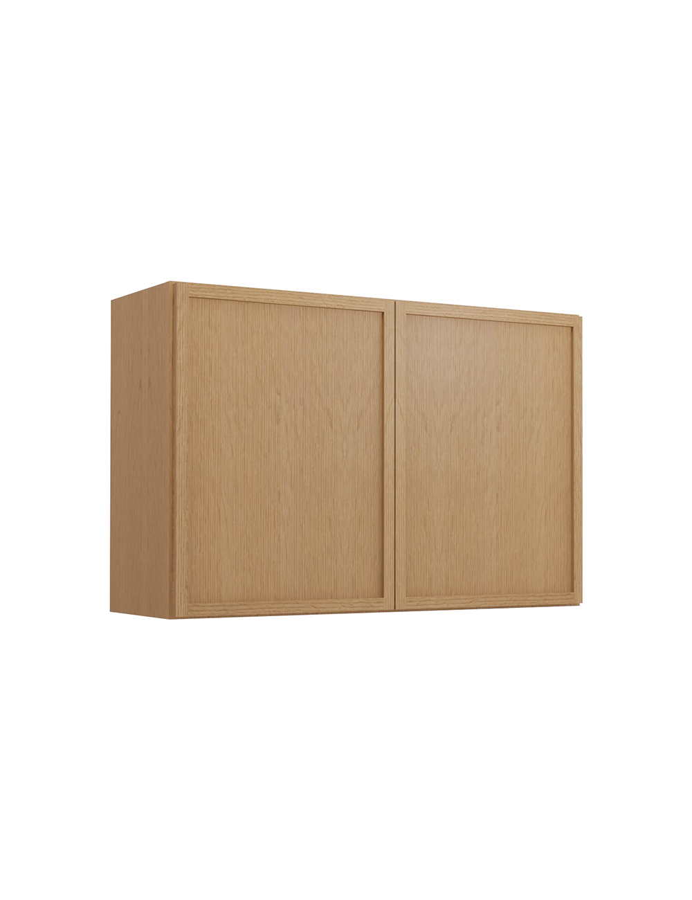 Petit Oak Shaker W3624b Bridge Wall Cabinet Closed