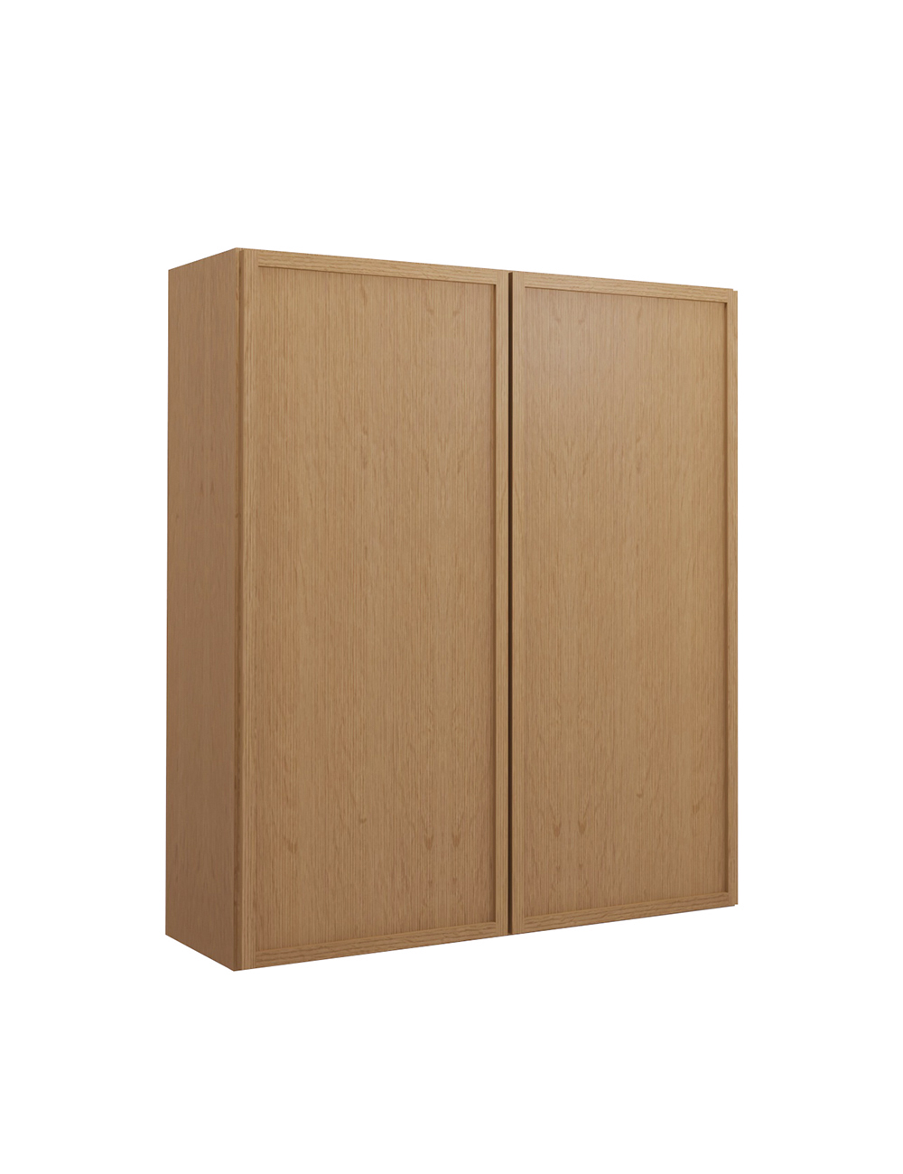 Petit Oak Shaker W3642b Wall Cabinet Closed